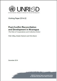 Post-Conflict Reconciliation and Development in Nicaragua: The Role of Cooperatives and Collective Action